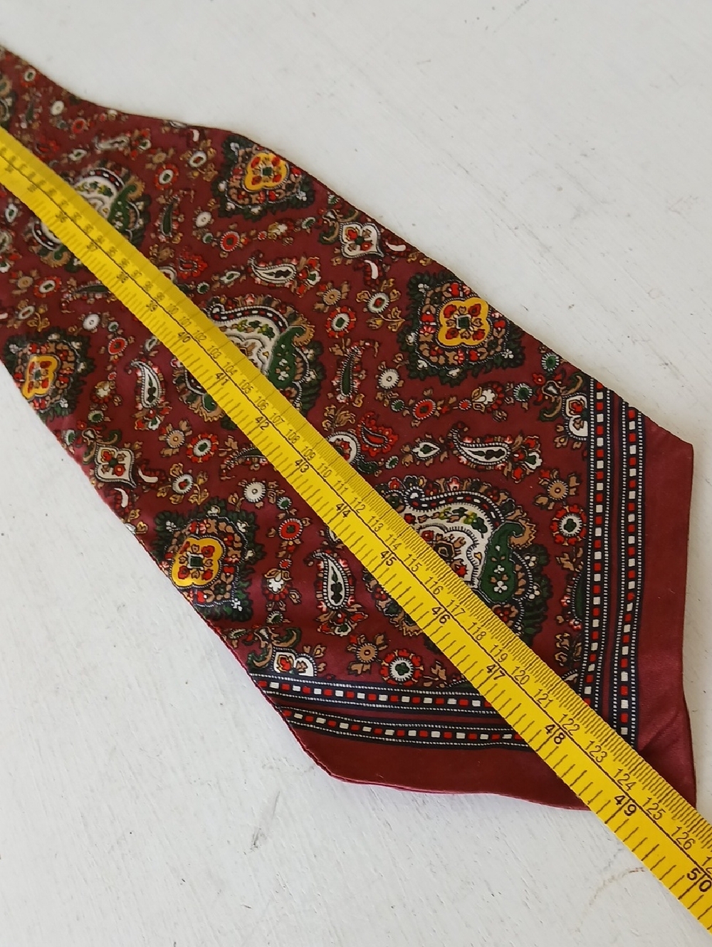 Vintage Christian Dior Classic Silk Scarf For Hair Tie Purse Bag Or Neck Bow Tie - Picture 6 of 7